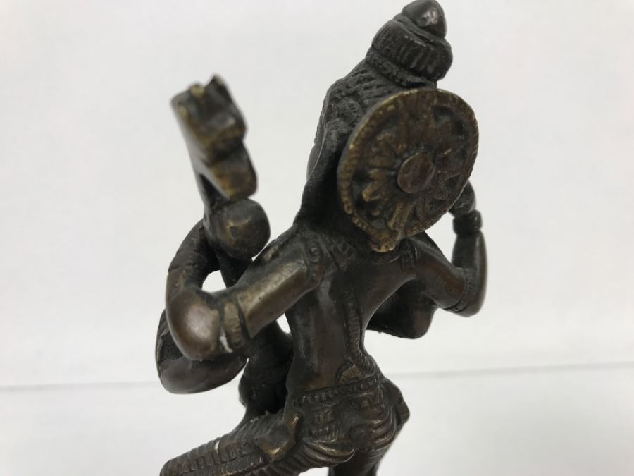 Copper Bronze Indian Sculpture Of Saraswati [Photo 11]