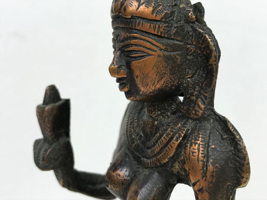 Vintage Copper Bronze Brass Indian Sculpture [Photo 11]