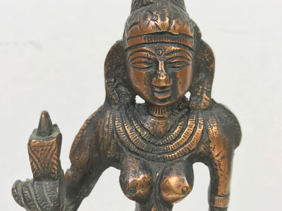 Vintage Copper Bronze Brass Indian Sculpture [Photo 6]