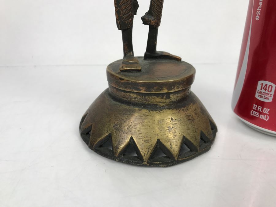 Vintage Copper Bronze Brass Indian Sculpture [Photo 19]