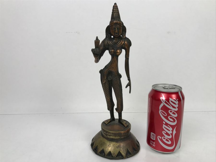Vintage Copper Bronze Brass Indian Sculpture [Photo 3]