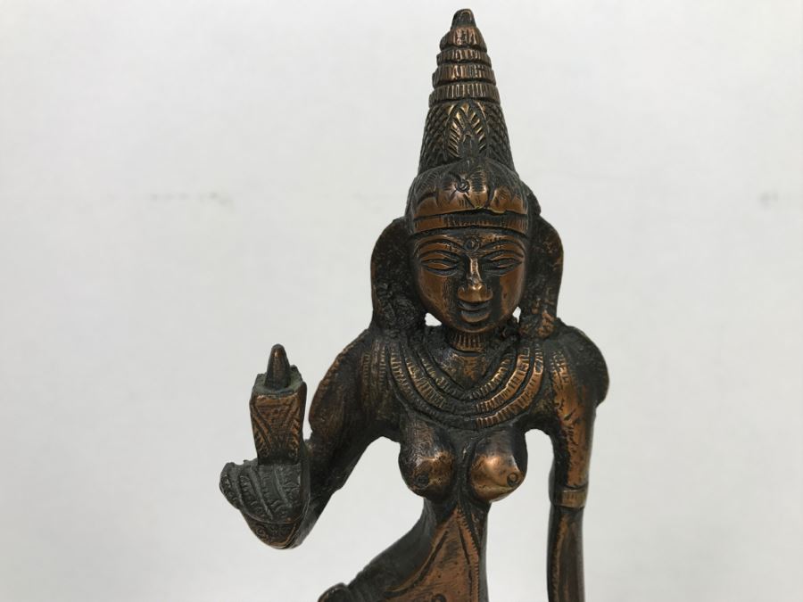 Vintage Copper Bronze Brass Indian Sculpture [Photo 5]