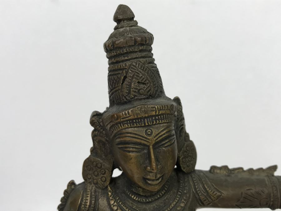Vintage Copper Bronze Brass Indian Sculpture [Photo 4]