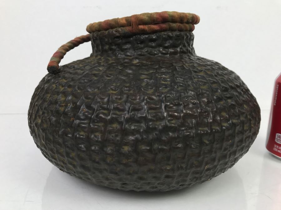Vintage Pitch Pot Navajo / Apache Native American [Photo 5]