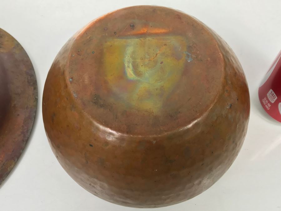 Pair Of Vintage Copper Bowls [Photo 12]