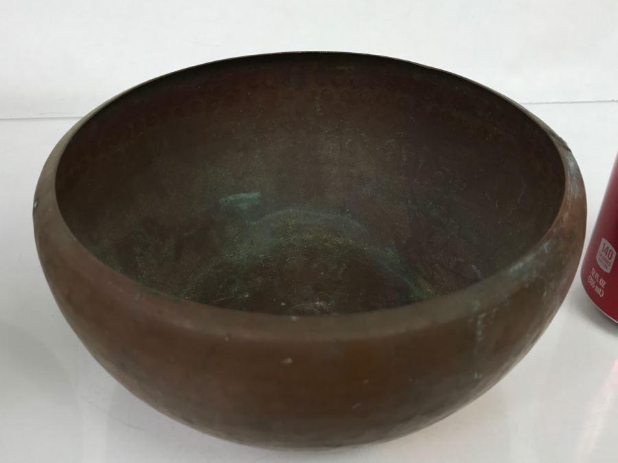 Pair Of Vintage Copper Bowls [Photo 5]