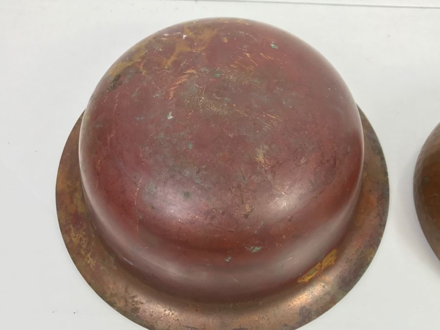 Pair Of Vintage Copper Bowls [Photo 11]
