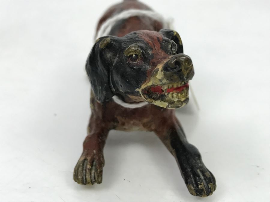 Old Hand Painted Metal Dog [Photo 16]