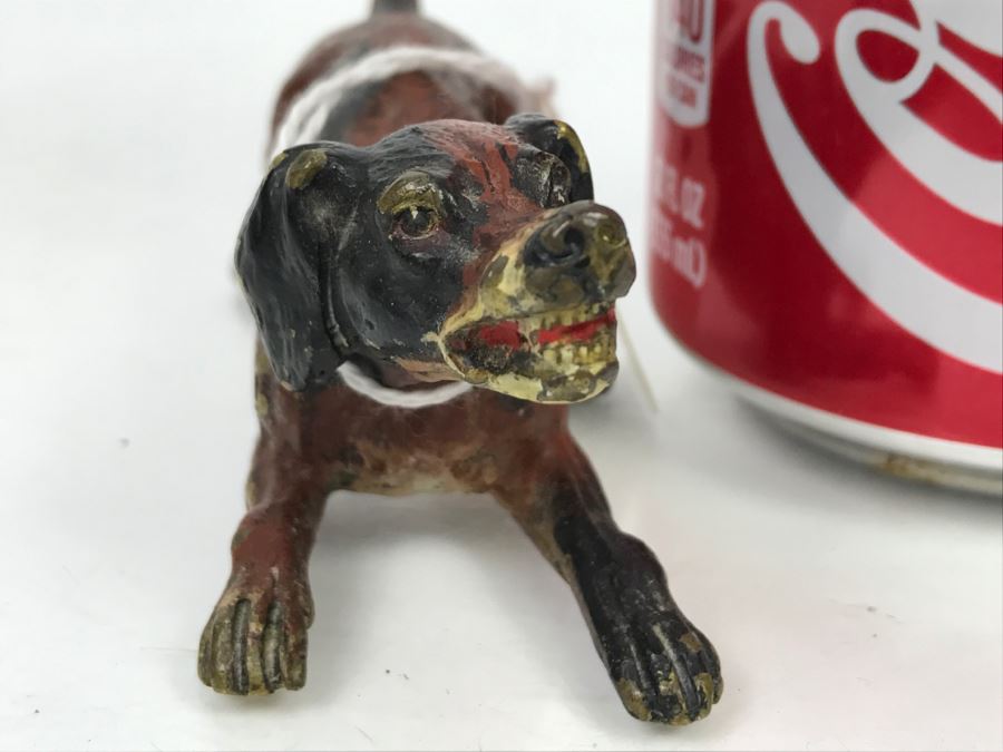 Old Hand Painted Metal Dog [Photo 17]
