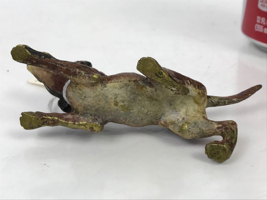 Old Hand Painted Metal Dog [Photo 14]