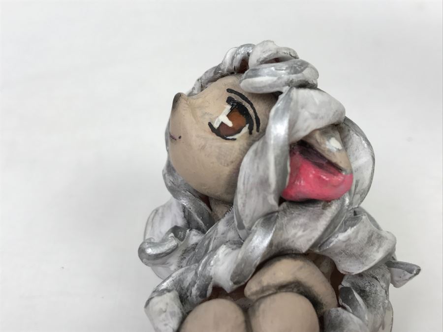 CCI Comic-Con International Art Show Hand Painted Clay Sculpture By Lauren Greenberg Chobits Fan Girl [Photo 8]