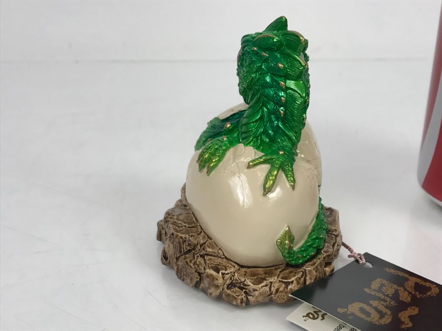 Vintage 1984 Windstone Editions North Hollywood CA PENA Hatching Dragon Figurine [Photo 9]