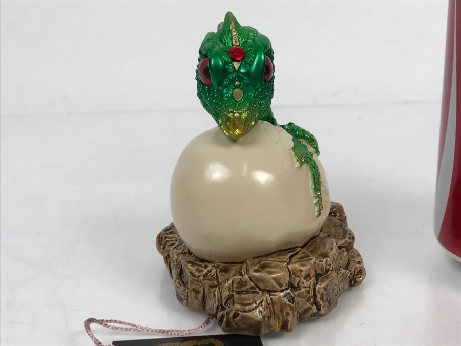 Vintage 1984 Windstone Editions North Hollywood CA PENA Hatching Dragon Figurine [Photo 5]