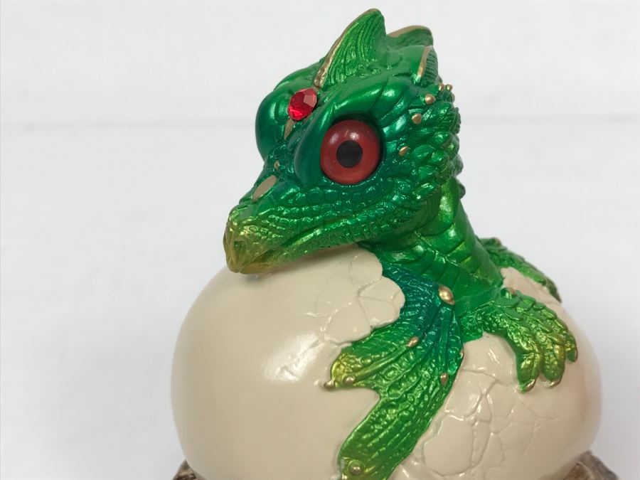 Vintage 1984 Windstone Editions North Hollywood CA PENA Hatching Dragon Figurine [Photo 3]