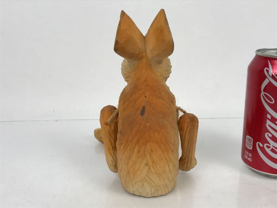 Carved Wooden Rabbit