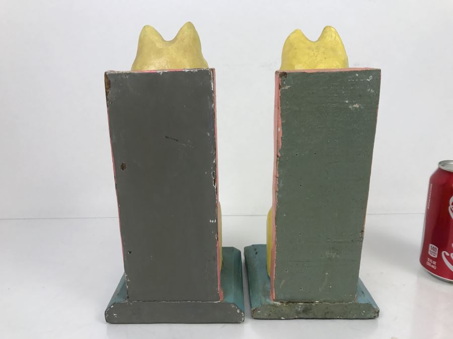 Pair Of Cat Bookends Made In Indonesia [Photo 9]