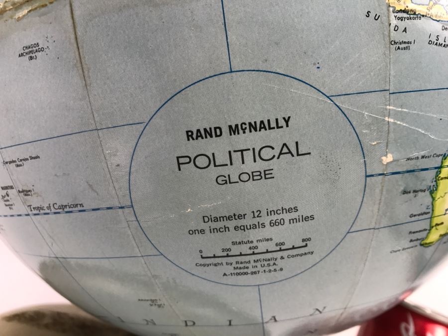 Vintage Rand McNally Political Globe [Photo 2]