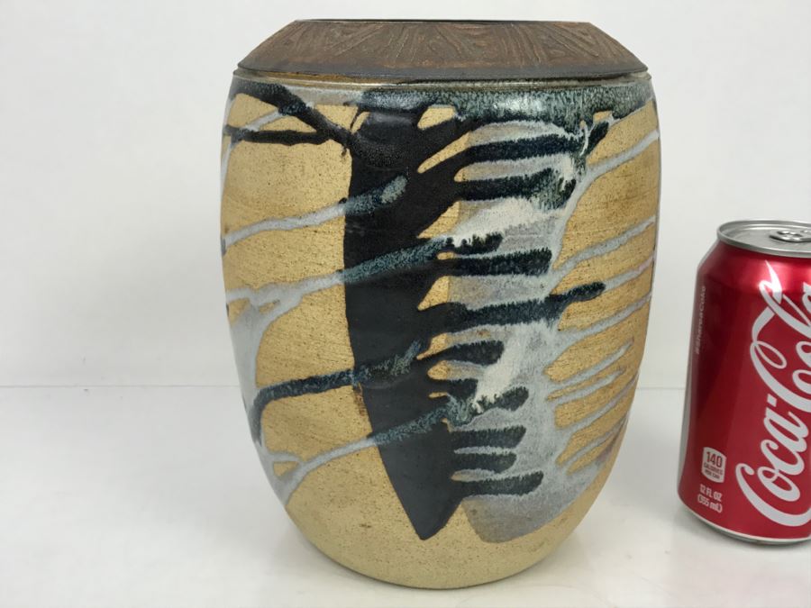 Signed Pottery Vase By Kristin [Photo 8]