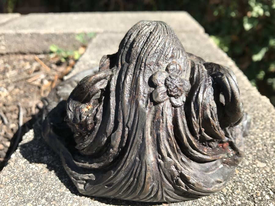 Bronze Art Nouveau Style Dish Signed RL [Photo 13]