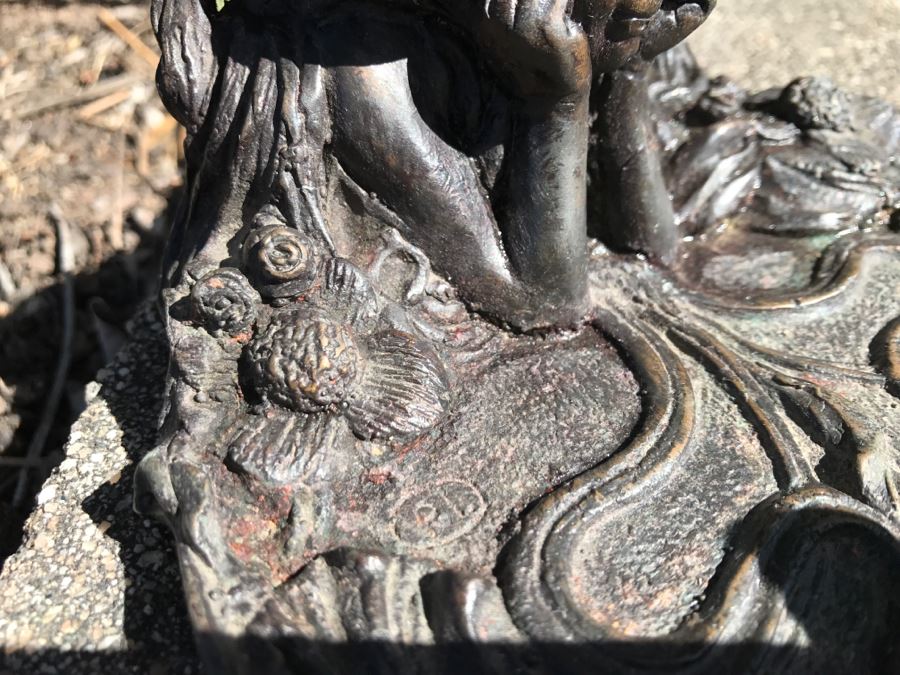 Bronze Art Nouveau Style Dish Signed RL [Photo 11]