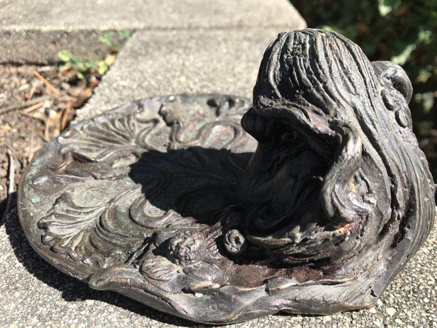 Bronze Art Nouveau Style Dish Signed RL [Photo 15]