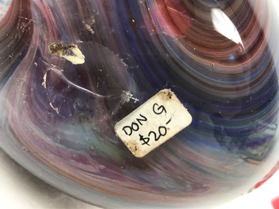 Art Glass Vase By Don G [Photo 8]