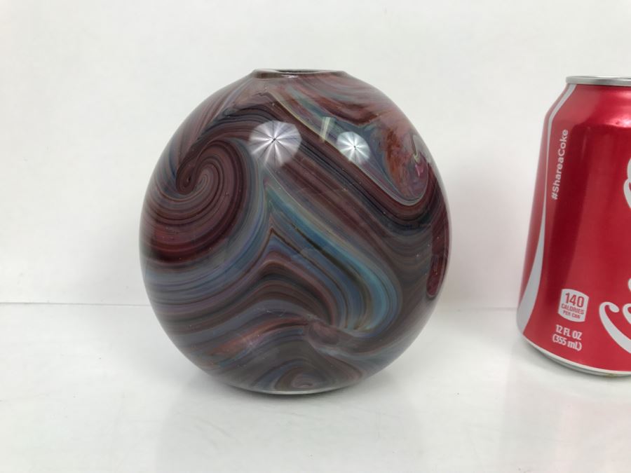Art Glass Vase By Don G [Photo 5]