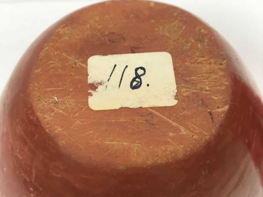 Vintage Santa Clara Pueblo Pottery Native American Bowl [Photo 13]