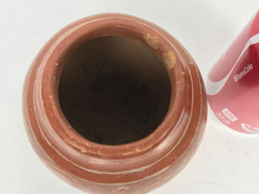 Vintage Santa Clara Pueblo Pottery Native American Bowl [Photo 11]