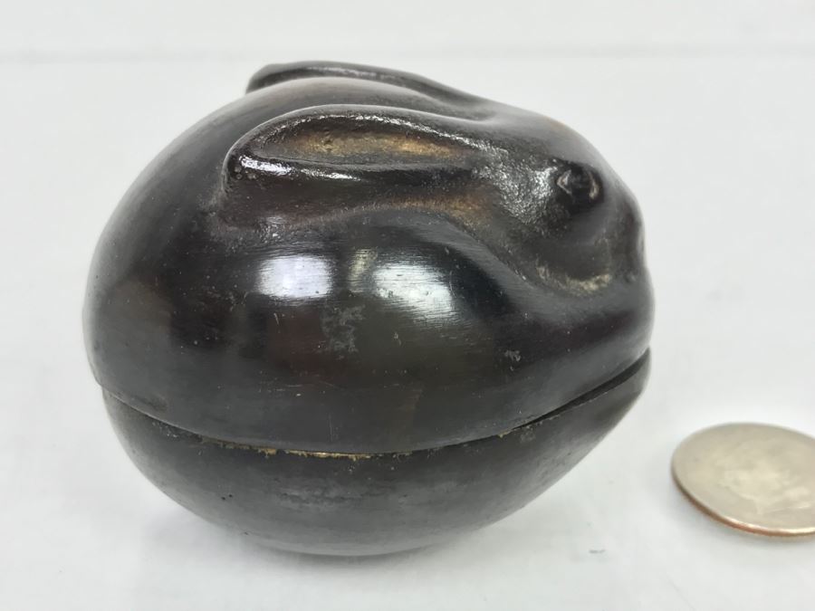Small Metal Rabbit Trinket Box [Photo 7]
