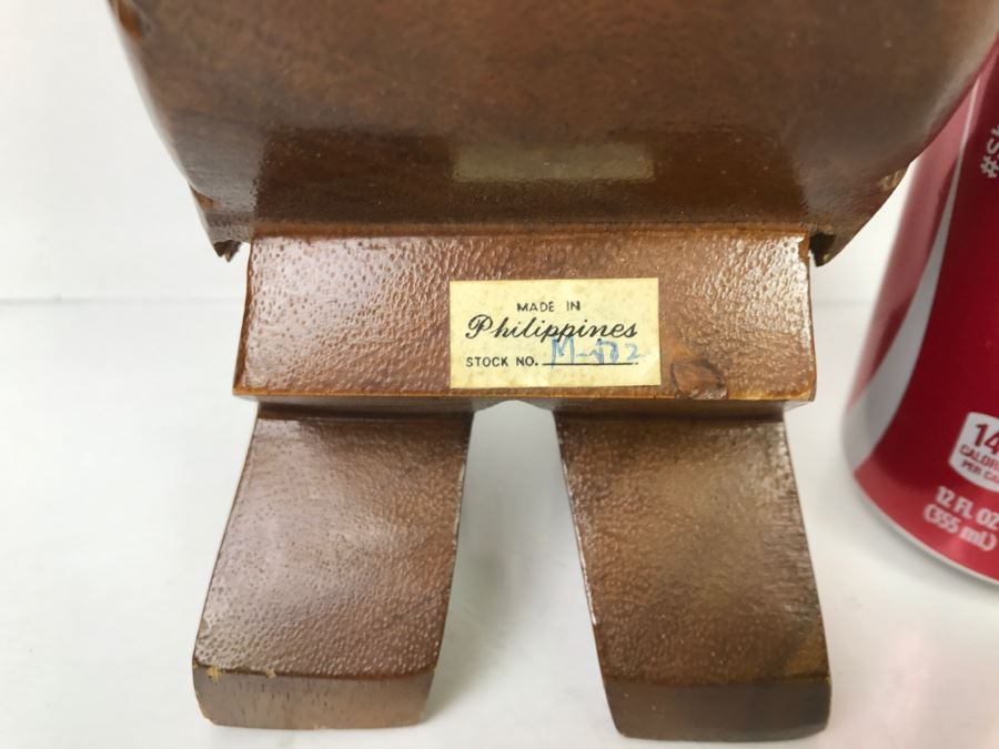 Carved Wooden Tiki Statue Made In Philippines [Photo 9]