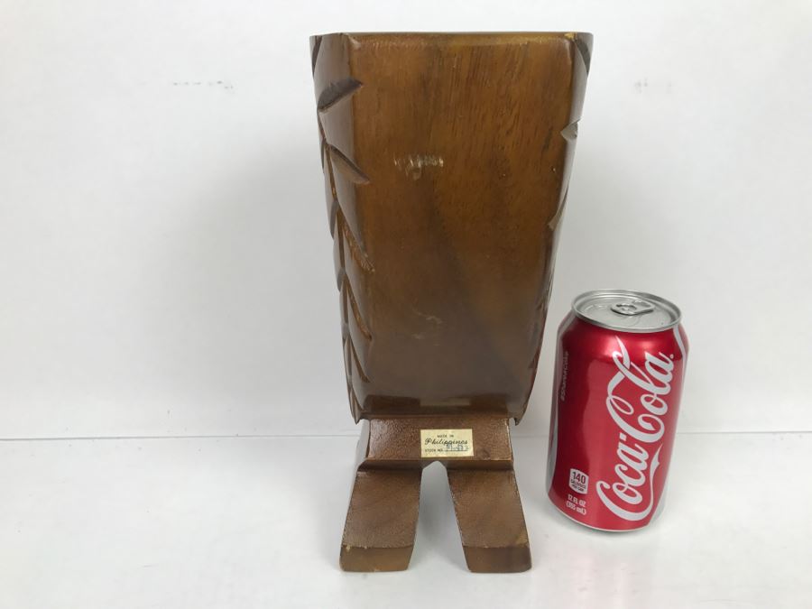 Carved Wooden Tiki Statue Made In Philippines [Photo 8]