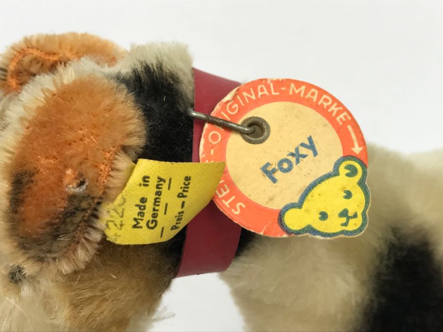 Vintage STEIFF Original Stuffed Animal With Original Tags Made In ...