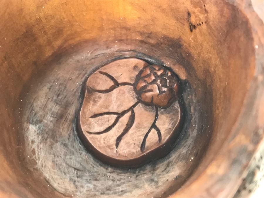 Stunning Detailed Wood Carved Japanese Frog Trinket Box (See All Photos) [Photo 19]