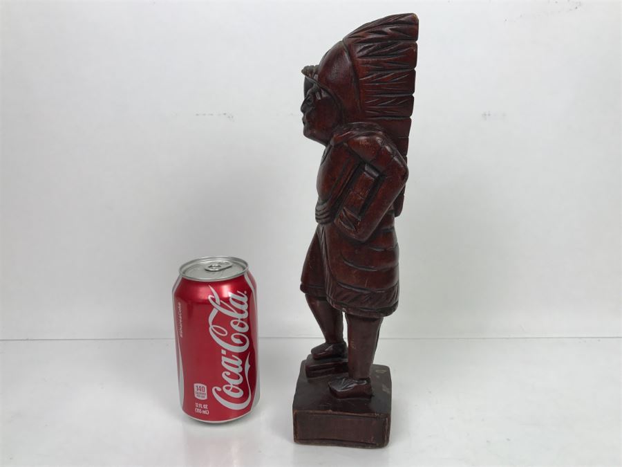 Wooden Carved Sculpture Of Native American Chief [Photo 9]