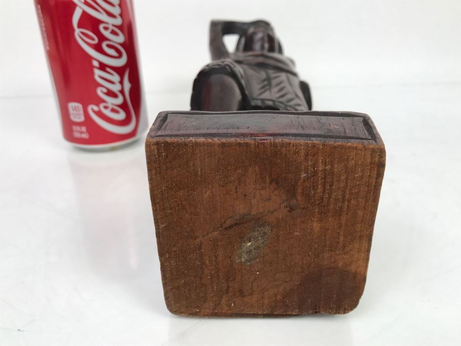 Wooden Carved Sculpture Of Native American Chief [Photo 11]