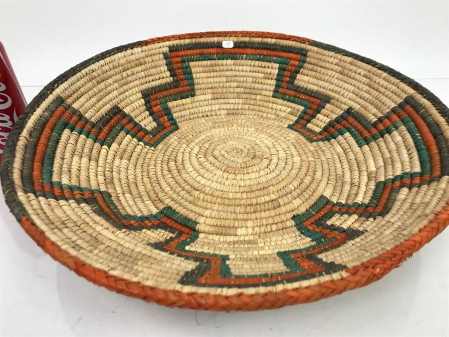 Vintage Wooven Basket Bowl [Photo 4]