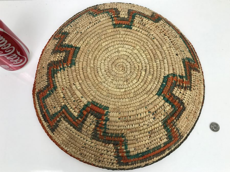 Vintage Wooven Basket Bowl [Photo 6]