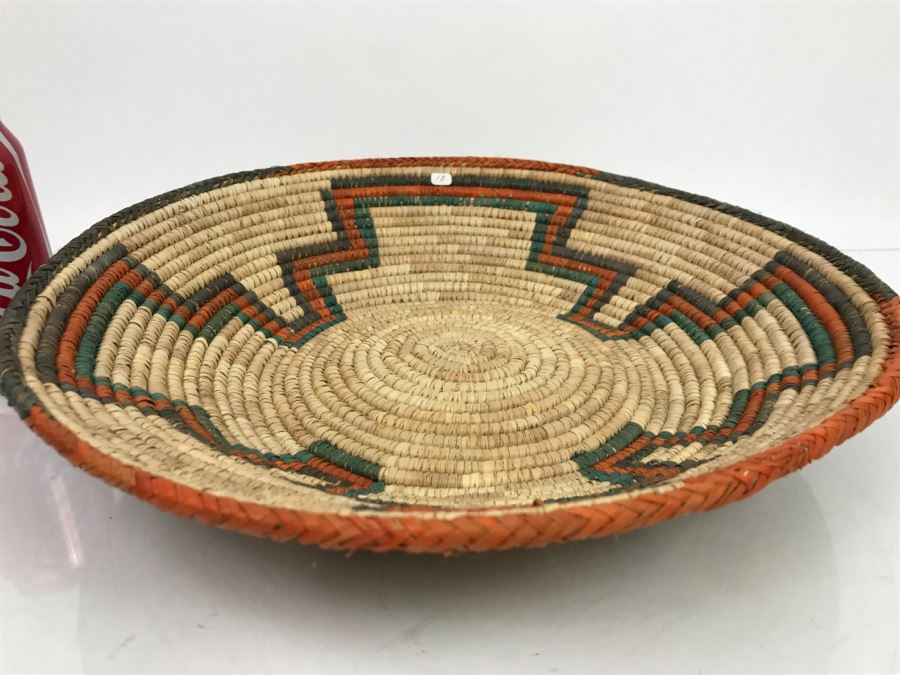 Vintage Wooven Basket Bowl [Photo 2]