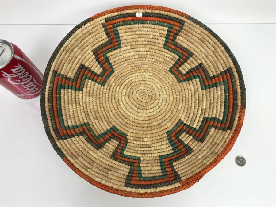 Vintage Wooven Basket Bowl [Photo 3]