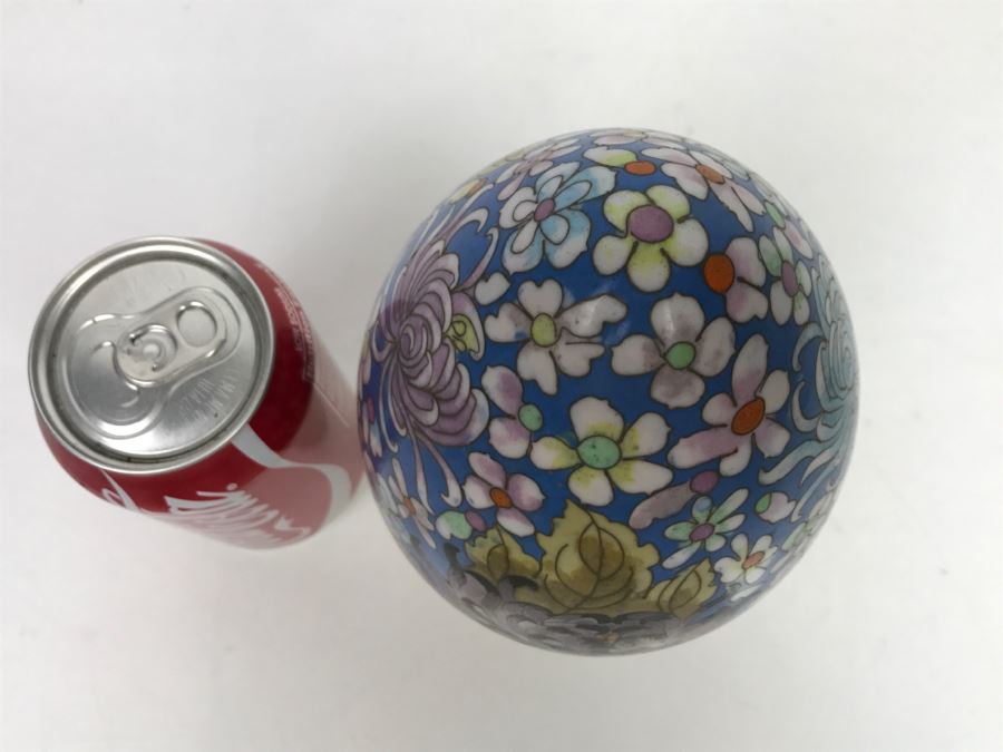 Large Chinese Cloisonne Egg [Photo 7]