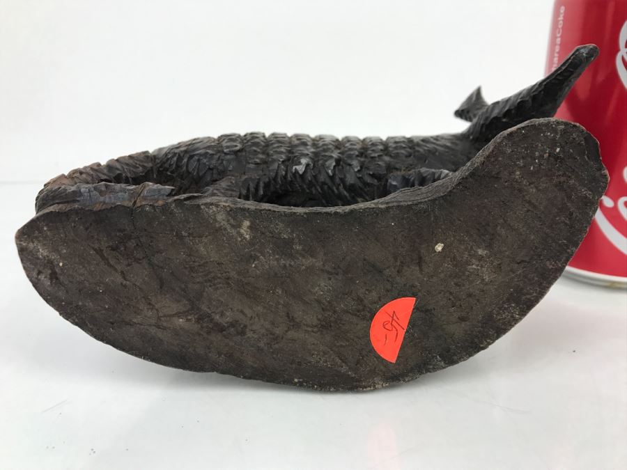 Vintage Armadillo Carved Wooden Sculpture [Photo 14]