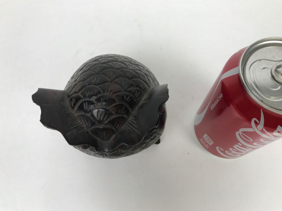 Well Executed Ironwood Owl Wood Carved Sculpture [Photo 7]