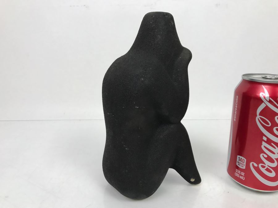 Vintage Black Easter Island Head Style Liquor Decanter [Photo 4]