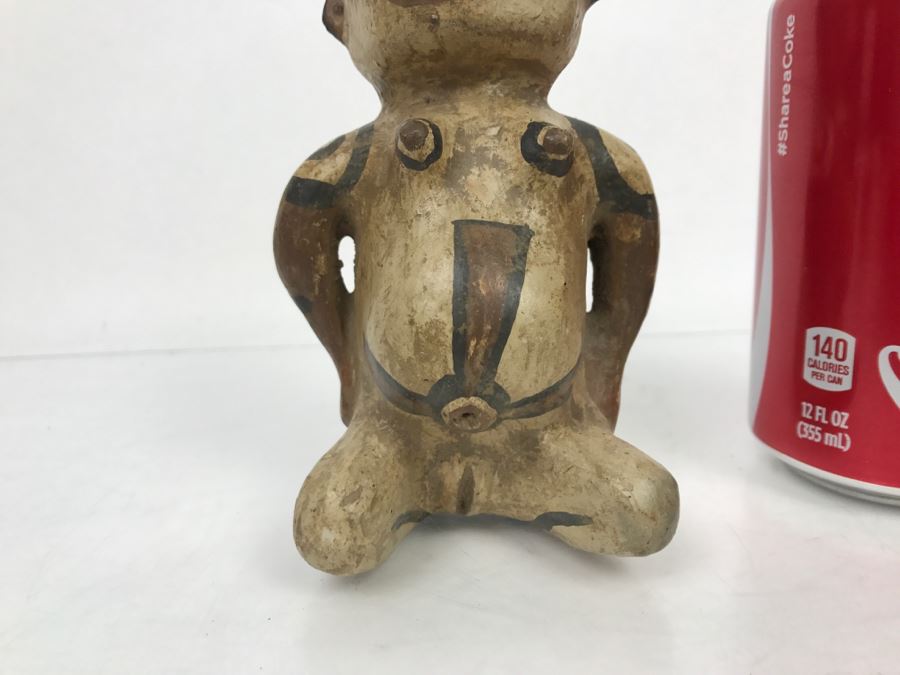 Vintage South American Clay Figure Sculpture [Photo 11]