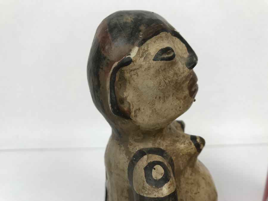 Vintage South American Clay Figure Sculpture [Photo 5]
