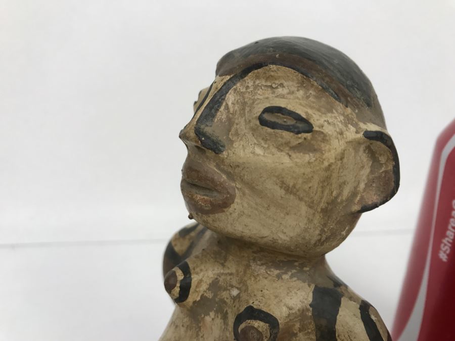 Vintage South American Clay Figure Sculpture [Photo 9]
