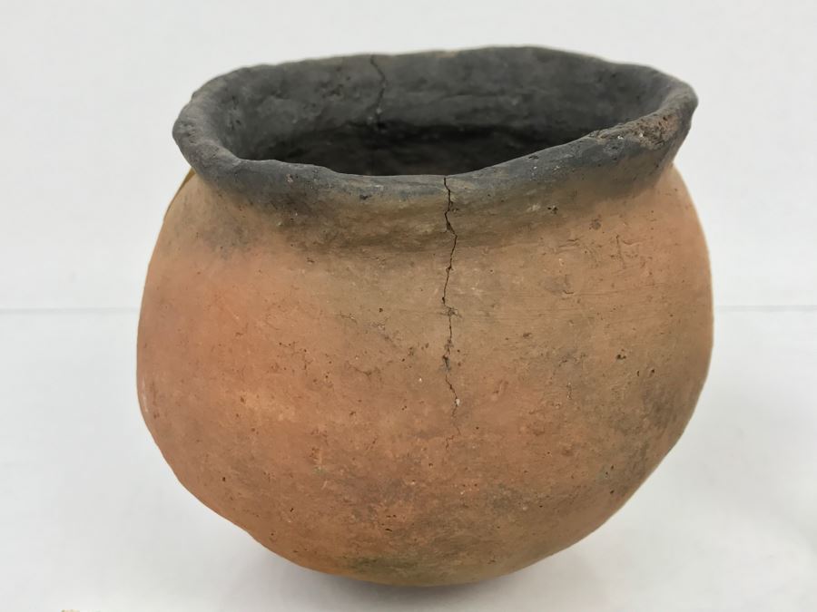 Antique Native American Pottery 1200 A.D. Payson, AZ Mogollon Cookolla (Pot Has Crack As Shown) [Photo 9]