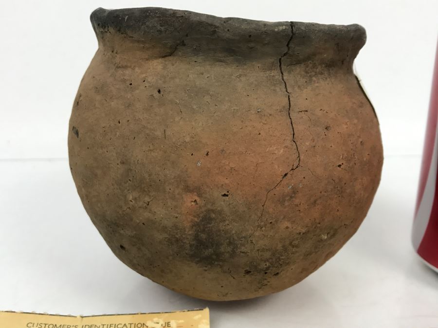 Antique Native American Pottery 1200 A.D. Payson, AZ Mogollon Cookolla (Pot Has Crack As Shown) [Photo 11]