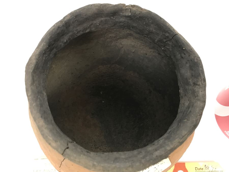Antique Native American Pottery 1200 A.D. Payson, AZ Mogollon Cookolla (Pot Has Crack As Shown) [Photo 6]
